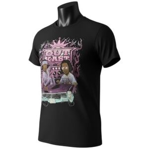 Outkast Black Purple Graphic T-Shirt